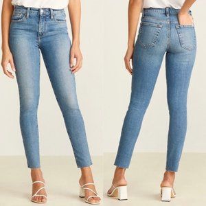 Joe's Jeans Wheaton High Rise Skinny Raw Hem Ankle Jeans